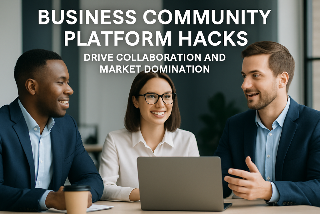 Business Community Platform Hacks: Drive Collaboration and Market Domination business community platform