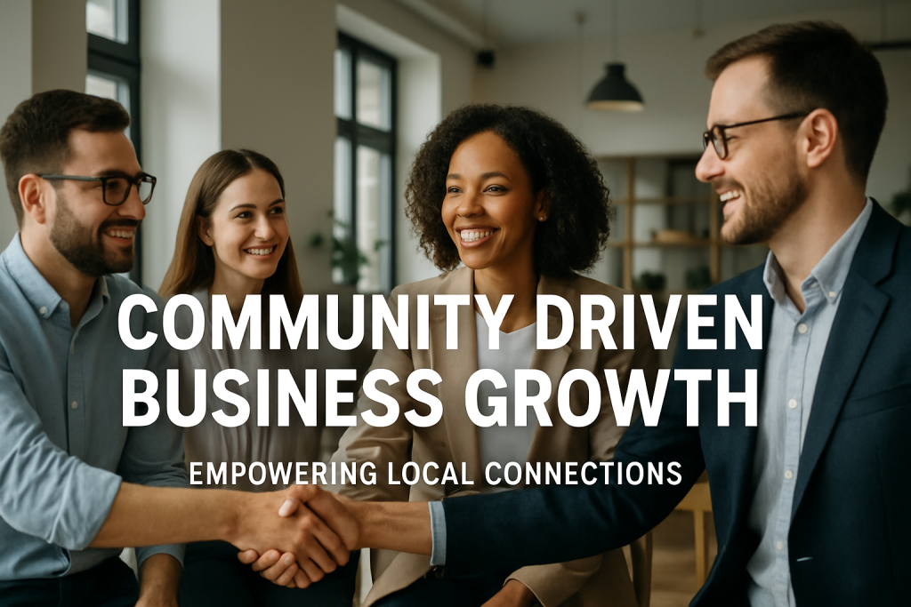 Community Driven Business Growth: Empowering Local Connections community driven business