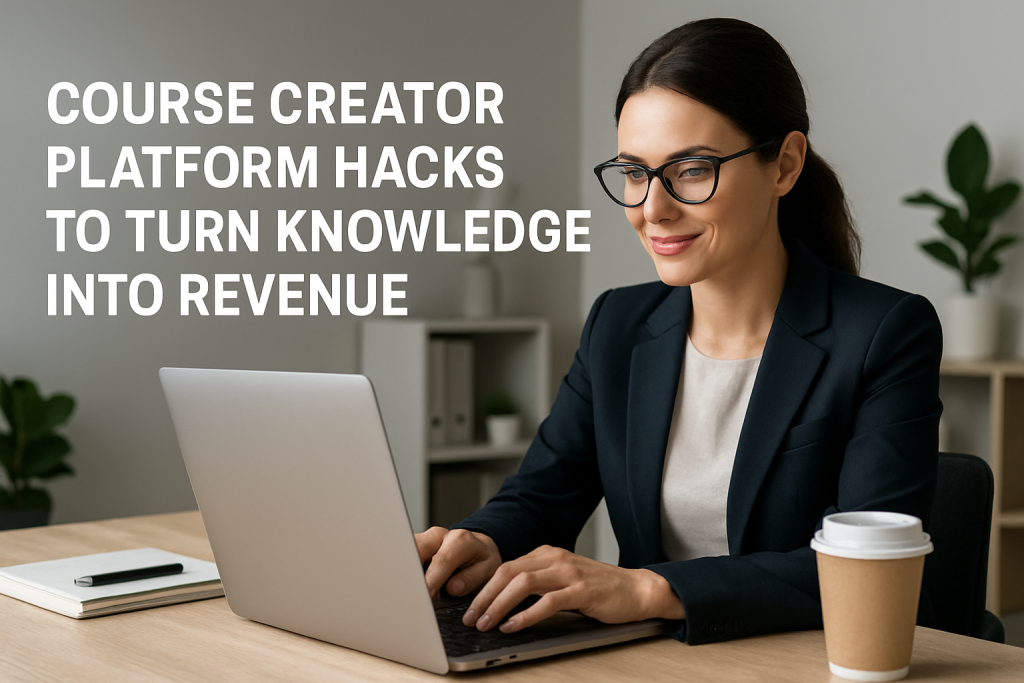Course Creator Platform Hacks to Turn Knowledge Into Revenue course creator platform