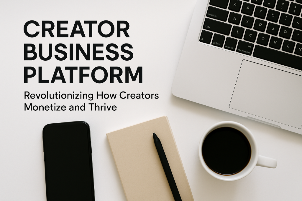Creator Business Platform: Revolutionizing How Creators Monetize and Thrive creator business platform