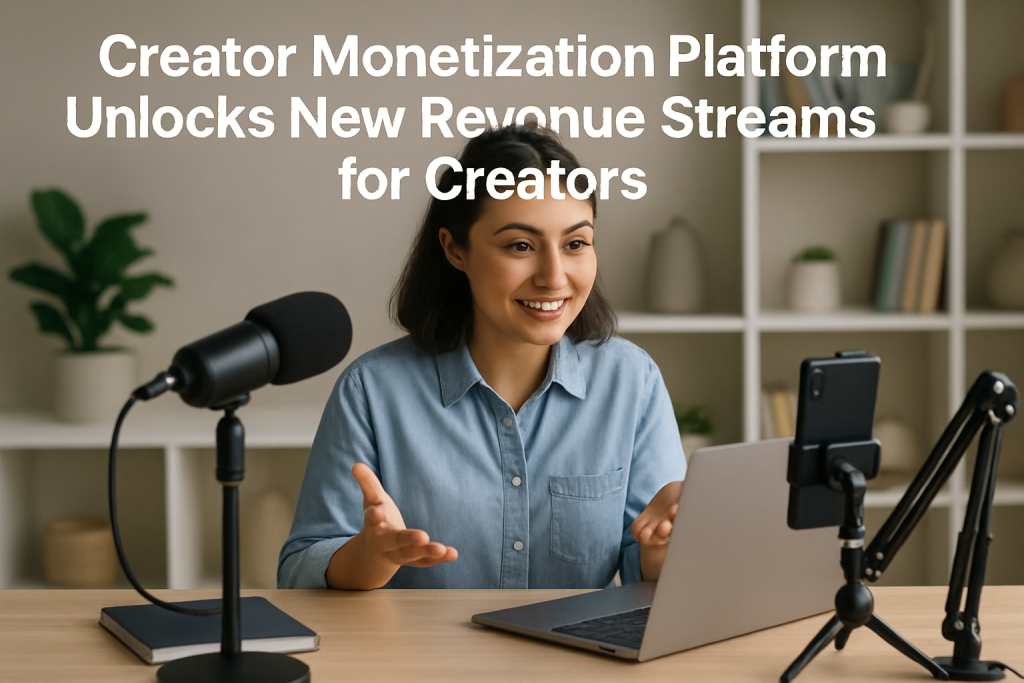 Creator Monetization Platform Unlocks New Revenue Streams for Creators creator monetization platform