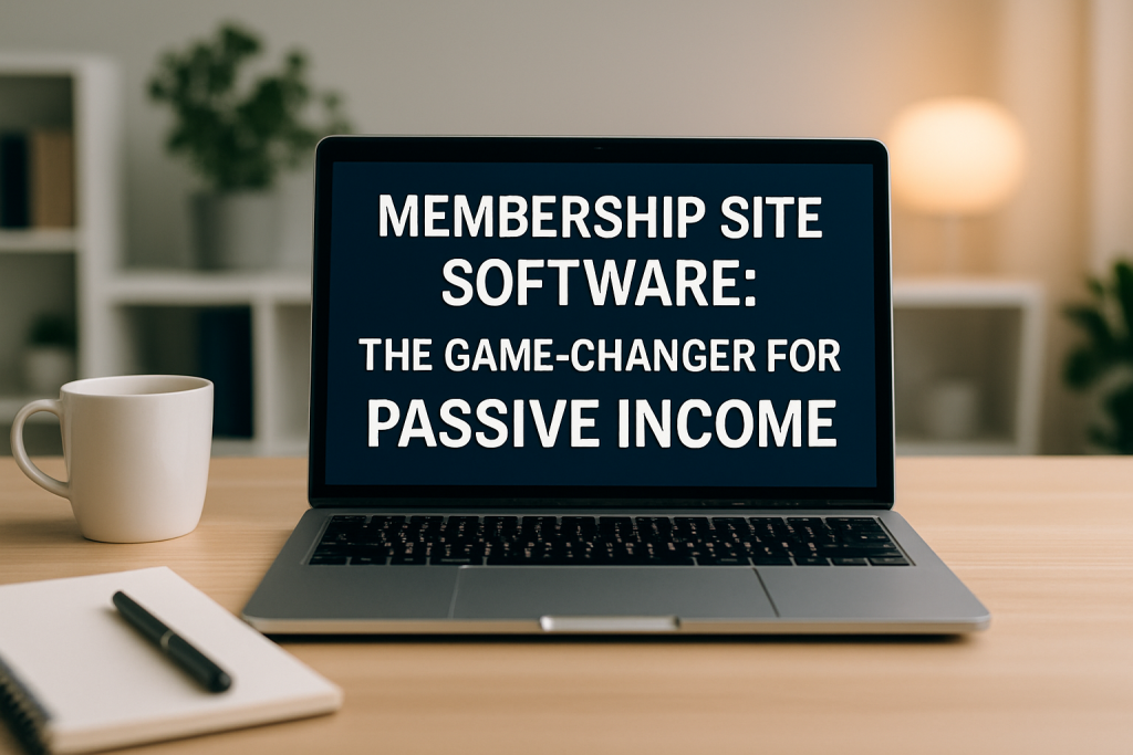 Membership Site Software: The Game-Changer for Passive Income membership site software