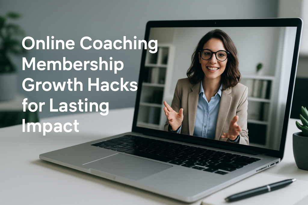 Online Coaching Membership Growth Hacks for Lasting Impact online coaching membership