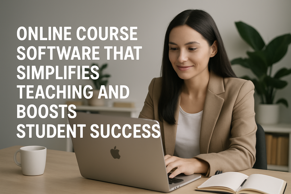 Online Course Software That Simplifies Teaching and Boosts Student Success online course software