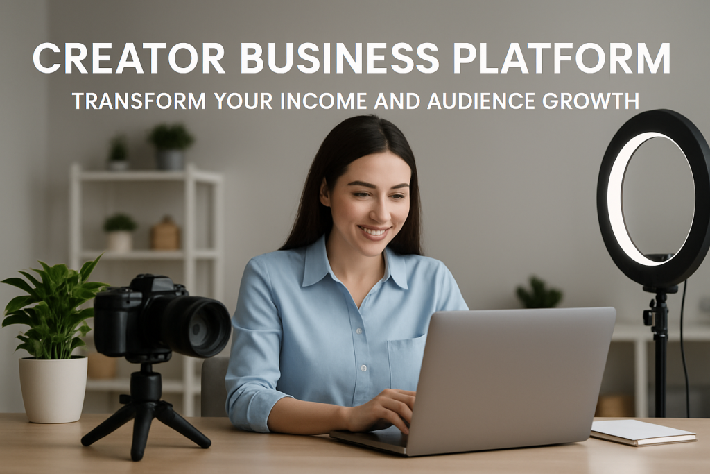Creator Business Platform: Transform Your Income and Audience Growth creator business platform