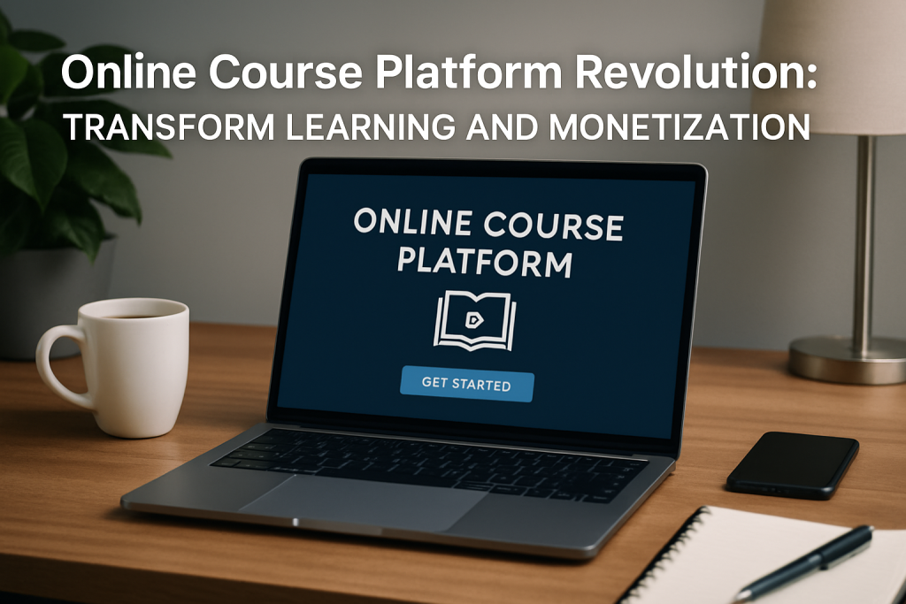 Online Course Platform Revolution: Transform Learning and Monetization online course platform