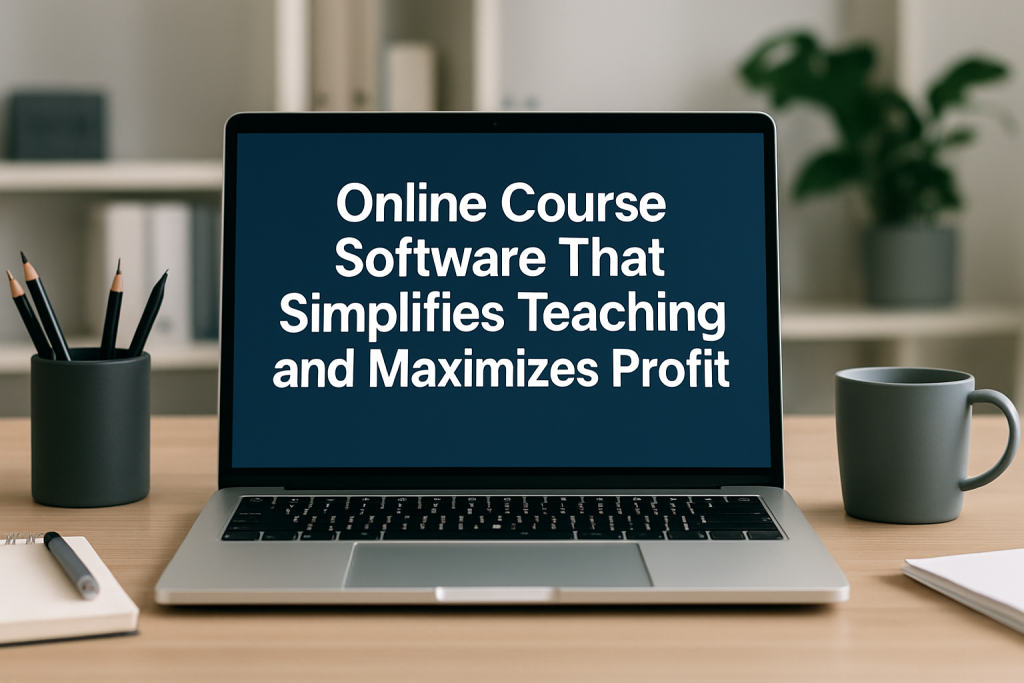 Online Course Software That Simplifies Teaching and Maximizes Profit online course software