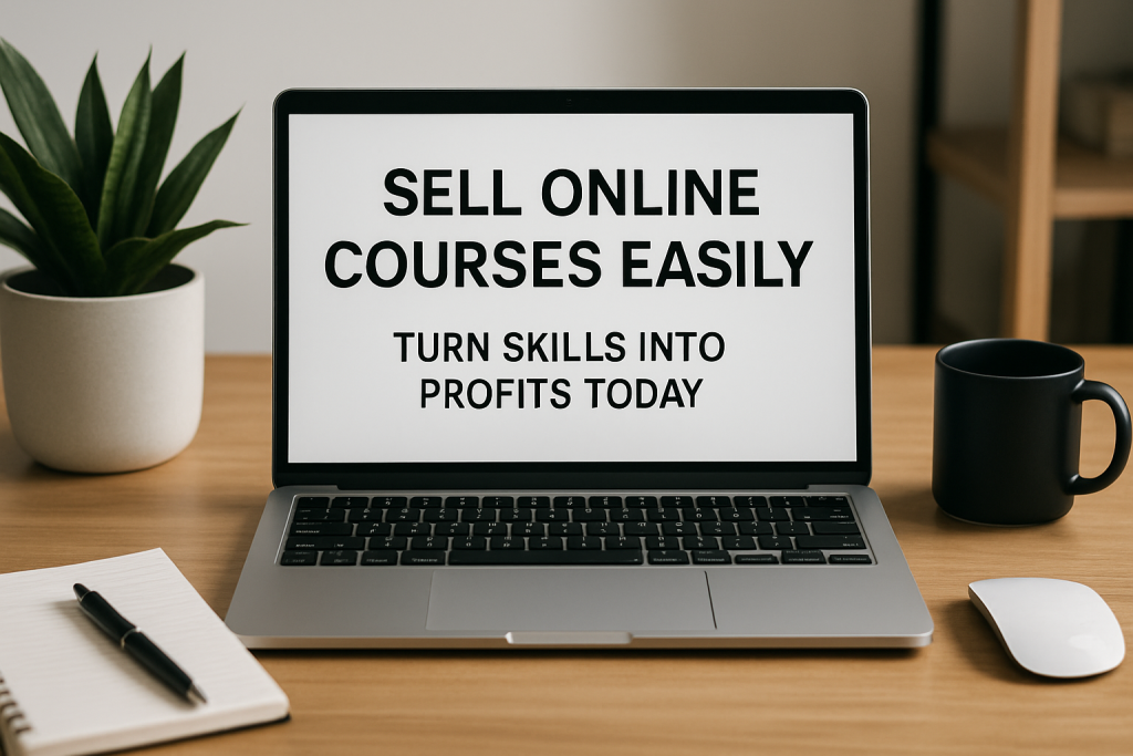 Sell Online Courses Easily: Turn Skills Into Profits Today sell online courses