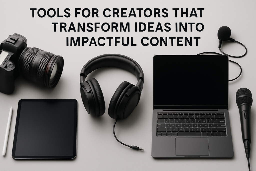 Tools for Creators That Transform Ideas Into Impactful Content tools for creators